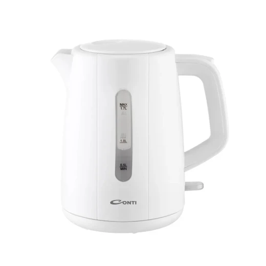 Conti CK 6009 WH Electric Kettle 1.7L Plastic and Glass Body 2200W Conti CK 6009 WH Electric Kettle 1.7L Plastic and Glass Body 2200W